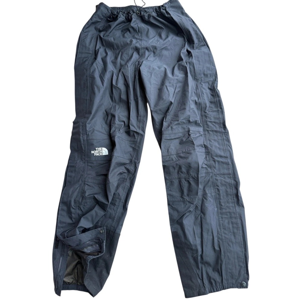 The North Face Rain Pants Mens XL Black GORE-TEX Elastic Waist Waterproof Hiking